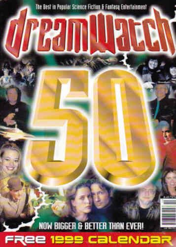DREAMWATCH magazine side cover Issue 50 October 1998