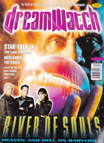 DREAMWATCH magazine side cover Issue 52 December 1998
