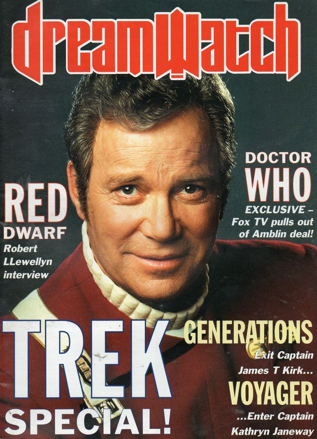 DREAMWATCH magazine side cover Issue 6 February 1995