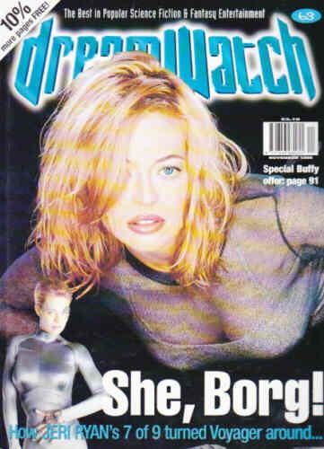 DREAMWATCH magazine side cover Issue 63 November 1999