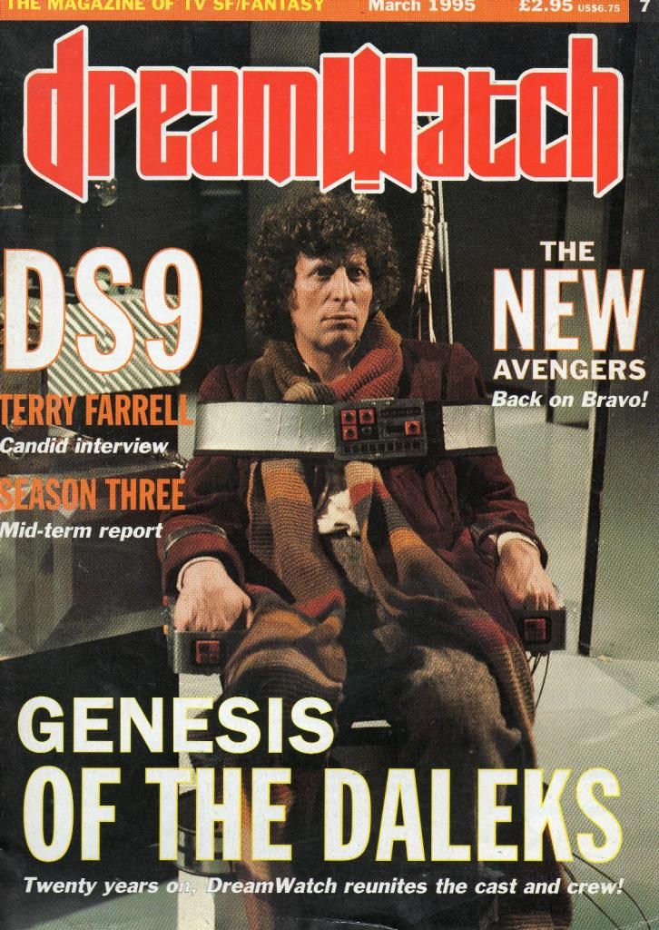 DREAMWATCH magazine side cover Issue 7 March 1995