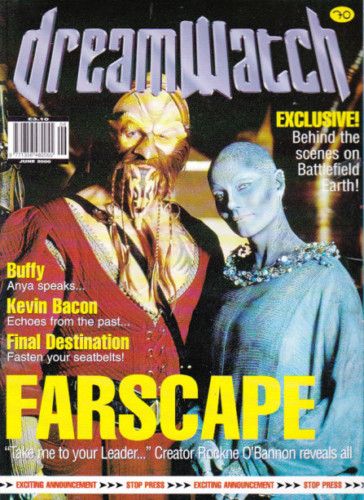 DREAMWATCH magazine side cover Issue 70 June 2000