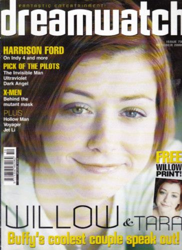 DREAMWATCH magazine side cover Issue 73 September 2000
