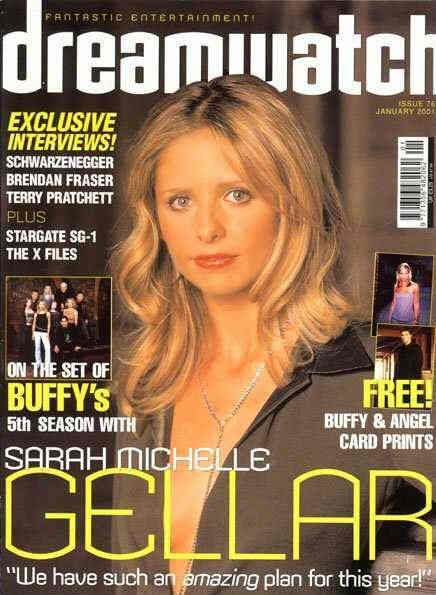 DREAMWATCH magazine side cover Issue 76 January 2001