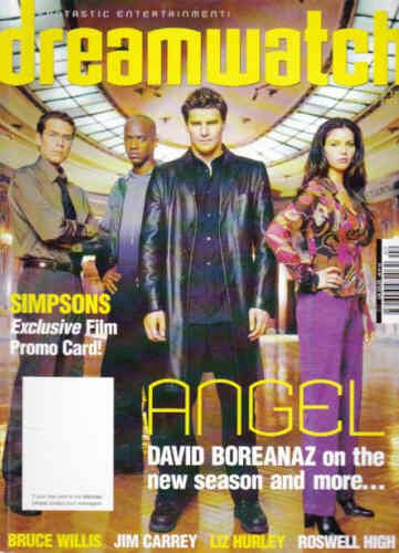 DREAMWATCH magazine side cover Issue 77 February 2001