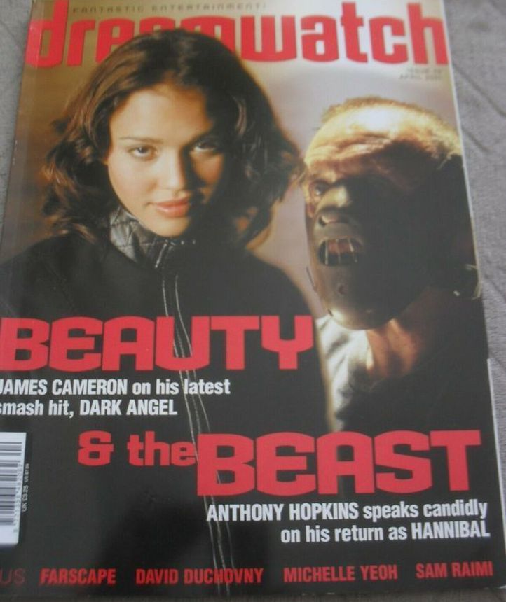 DREAMWATCH magazine side cover Issue 79 April 2001