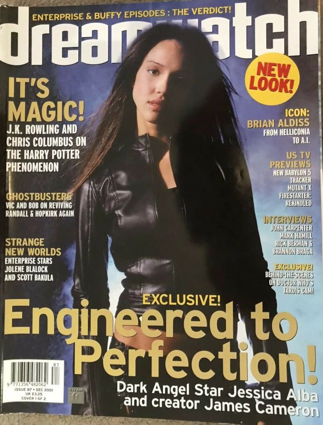 DREAMWATCH magazine side cover Issue 87 December 2001