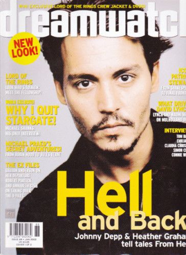 DREAMWATCH magazine side cover Issue 88 January 2002