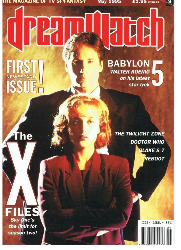 DREAMWATCH magazine side cover Issue 9 May 1995