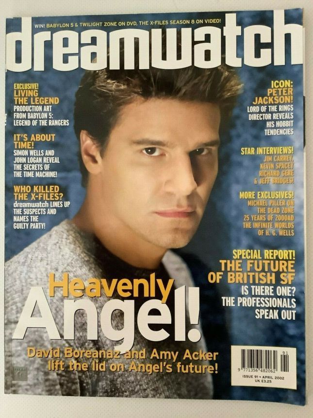 DREAMWATCH magazine side cover Issue 91 April 2002