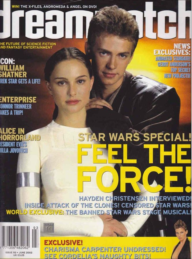 DREAMWATCH magazine side cover Issue 93 July 2002