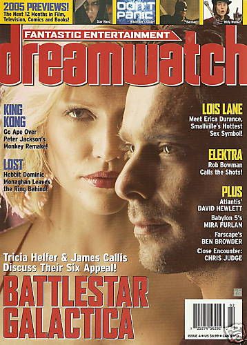 DREAMWATCH (USA) magazine side cover Issue 4 February 2005