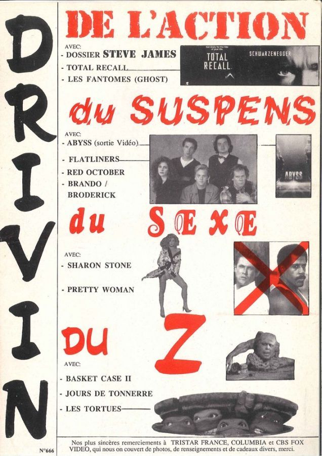 DRIVIN magazine side cover Issue 6   1989