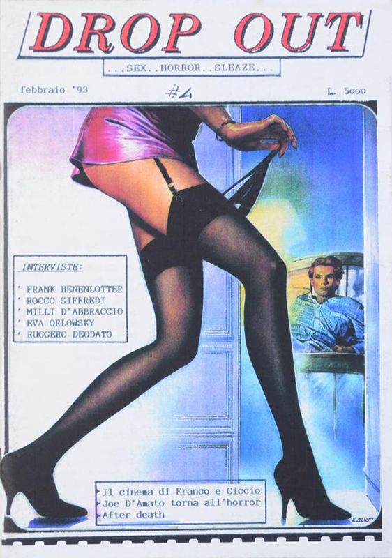 DROP OUT magazine side cover Issue 4  February 1993