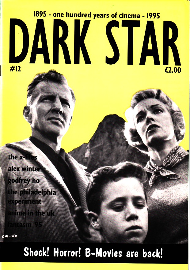 DARK STAR magazine side cover Issue 12  1995