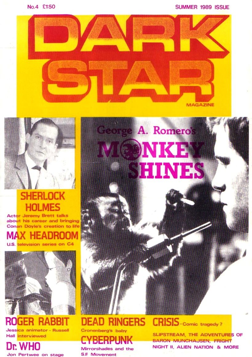 DARK STAR magazine side cover Issue 4  1988