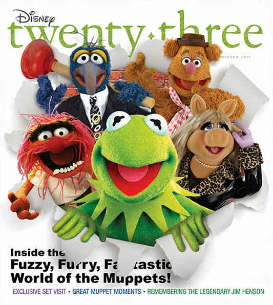DISNEY TWENTY-THREE magazine side cover Issue 12 Winter 2011