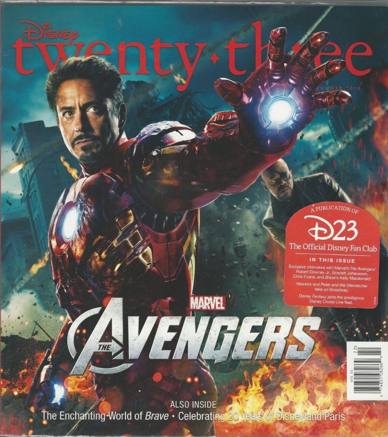 DISNEY TWENTY-THREE magazine side cover Issue 14 Summer 2012
