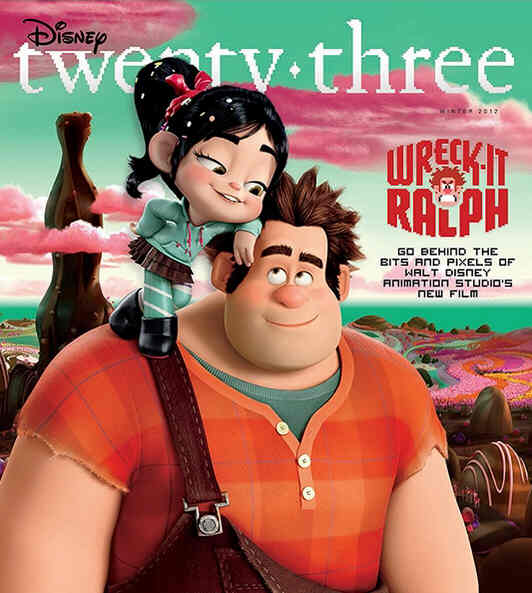 DISNEY TWENTY-THREE magazine side cover Issue 16 Winter 2012