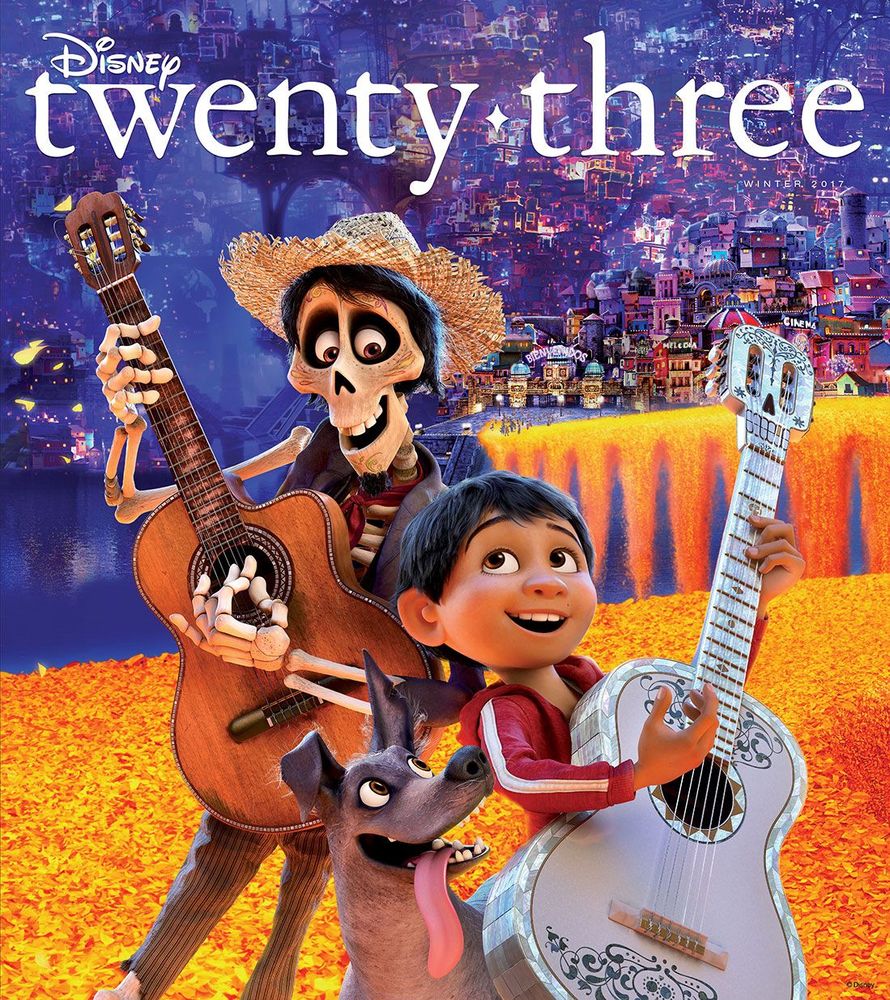 DISNEY TWENTY-THREE magazine side cover Winter 2017