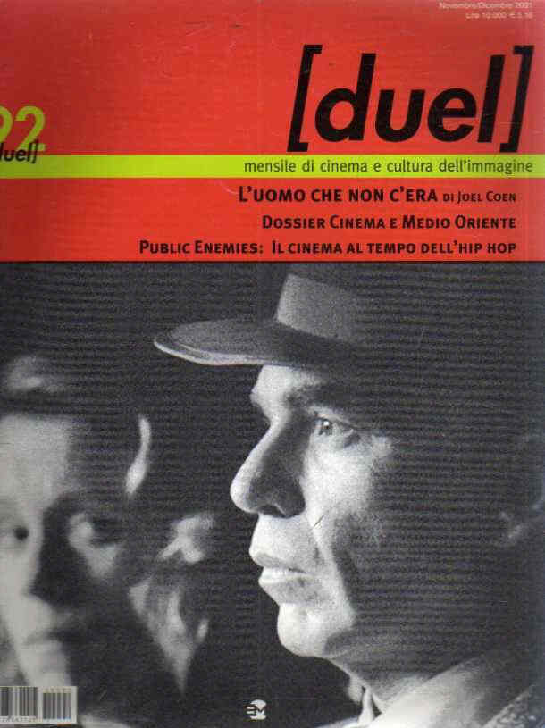 DUEL magazine side cover Issue 92 November/December 2001