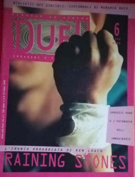 DUEL magazine side cover Issue 6 October 1993
