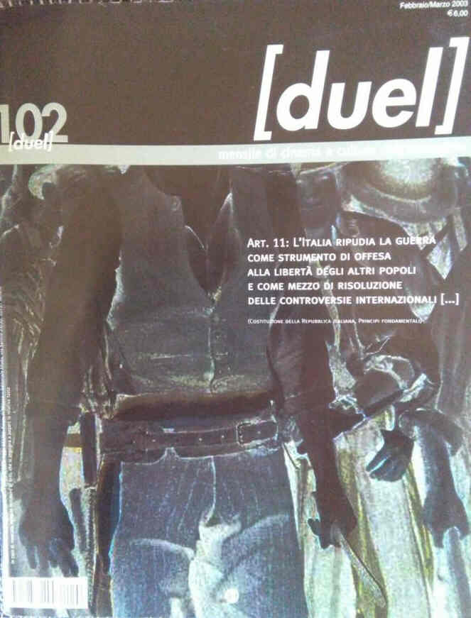 DUEL magazine side cover Issue 102 February/March 2003