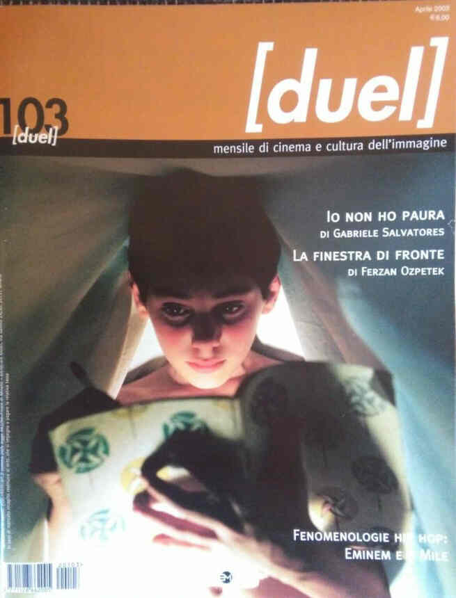 DUEL magazine side cover Issue 103 April 2003