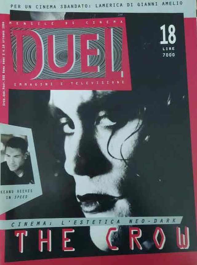 DUEL magazine side cover Issue 18 October 1994