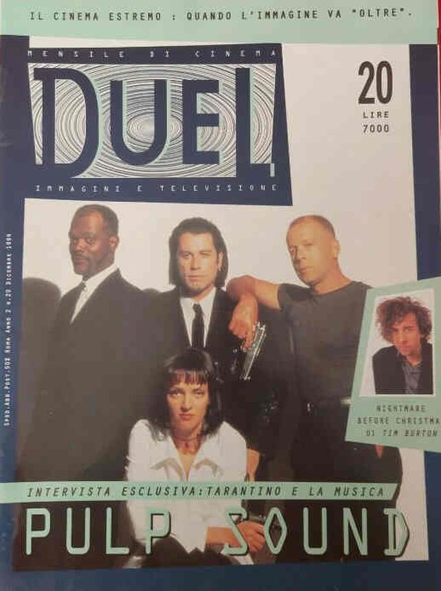 DUEL magazine side cover Issue 20 December 1994