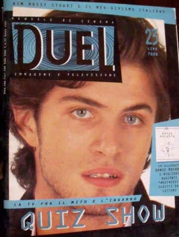 DUEL magazine side cover Issue 23 March 1995