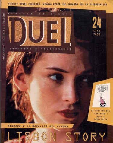 DUEL magazine side cover Issue 24 April 1995