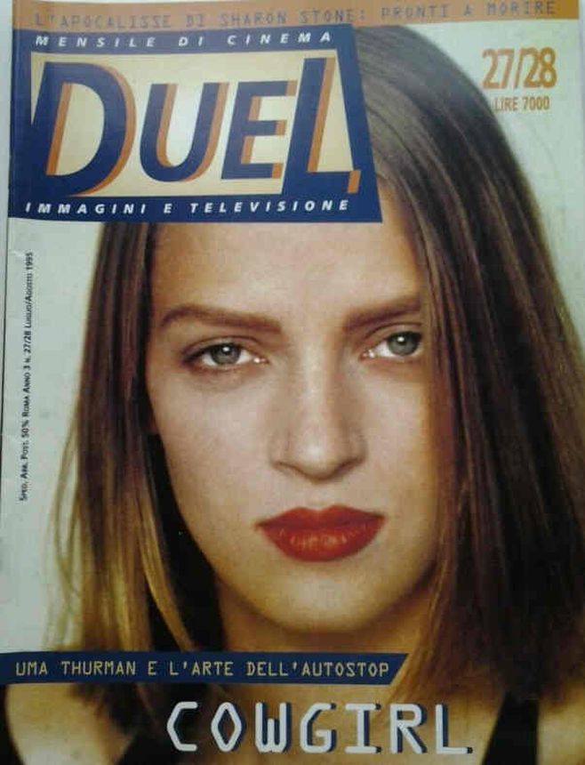 DUEL magazine side cover Issue 27/28 July/August 1995