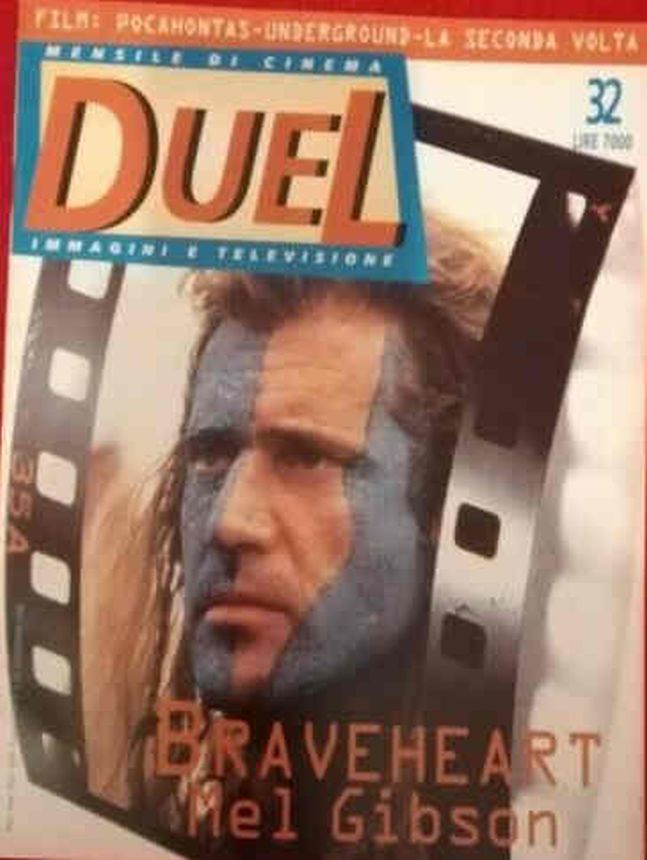 DUEL magazine side cover Issue 32 December 1995