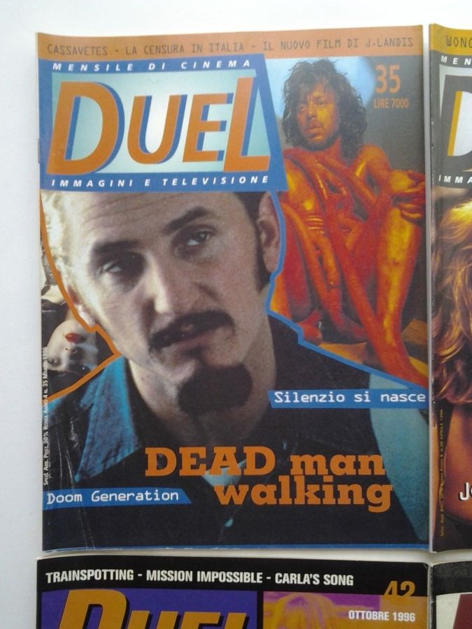 DUEL magazine side cover Issue 35 March 1996