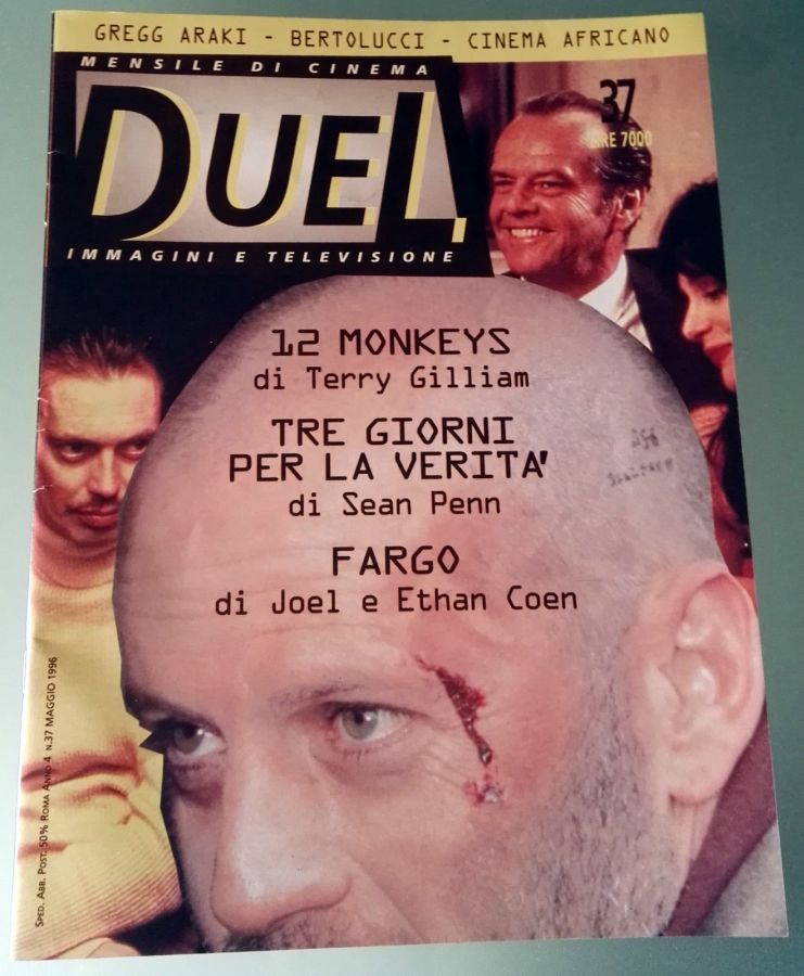 DUEL magazine side cover Issue 37 May 1996