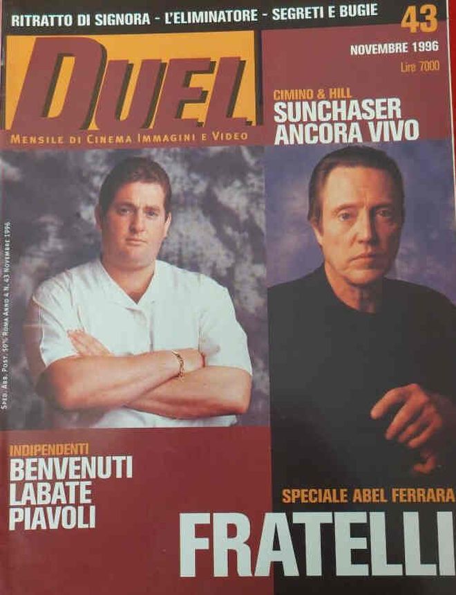 DUEL magazine side cover Issue 43 November 1996