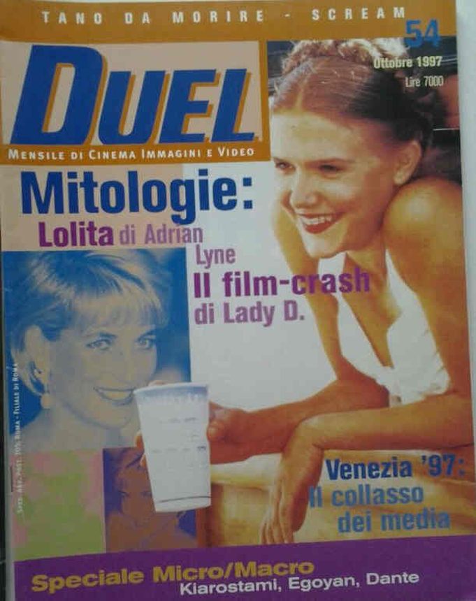 DUEL magazine side cover Issue 54 October 1997