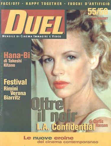 DUEL magazine side cover Issue 55/56 November/December 1997