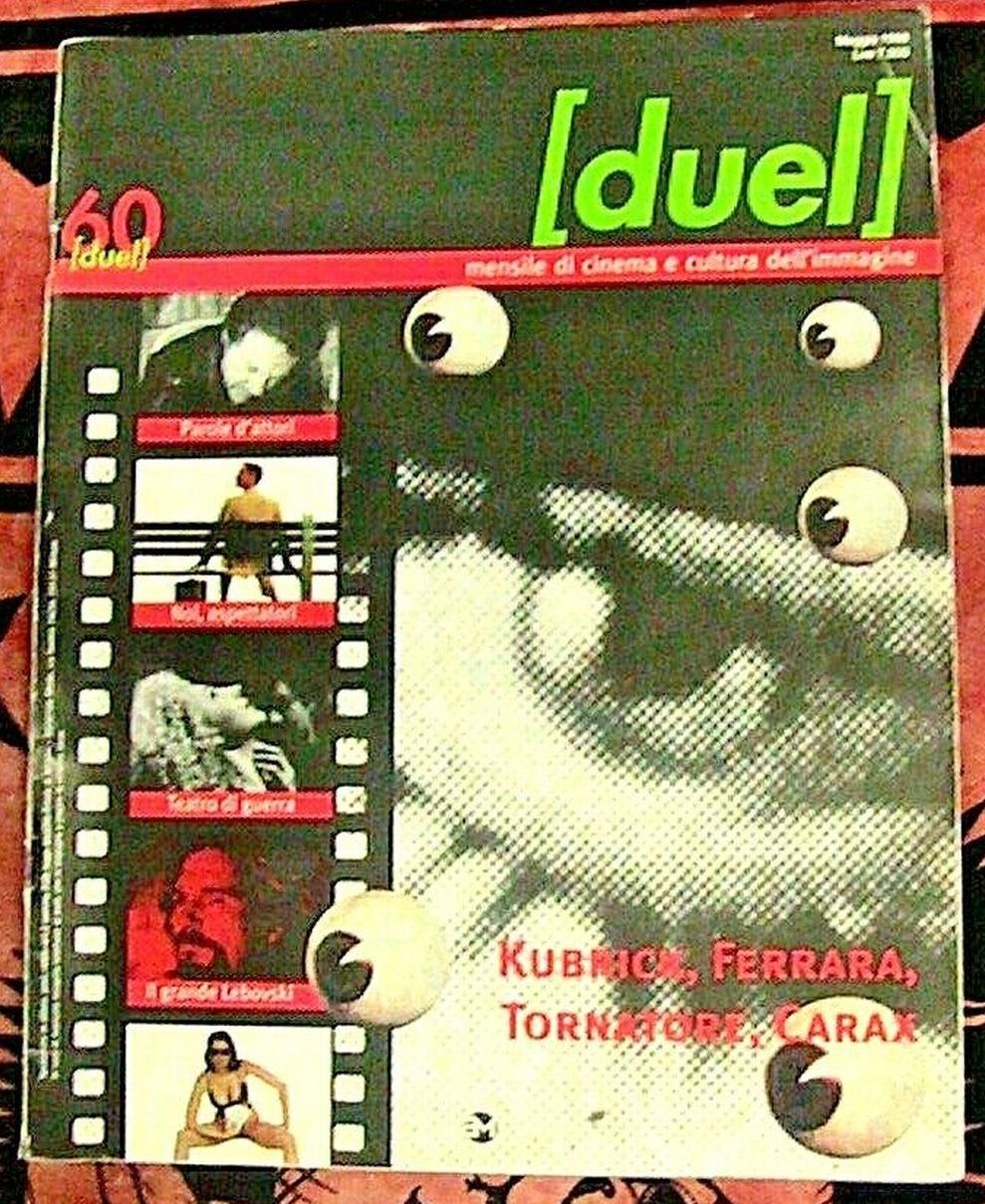 DUEL magazine side cover Issue 60 May 1998