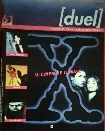DUEL magazine side cover Issue 61 June 1998