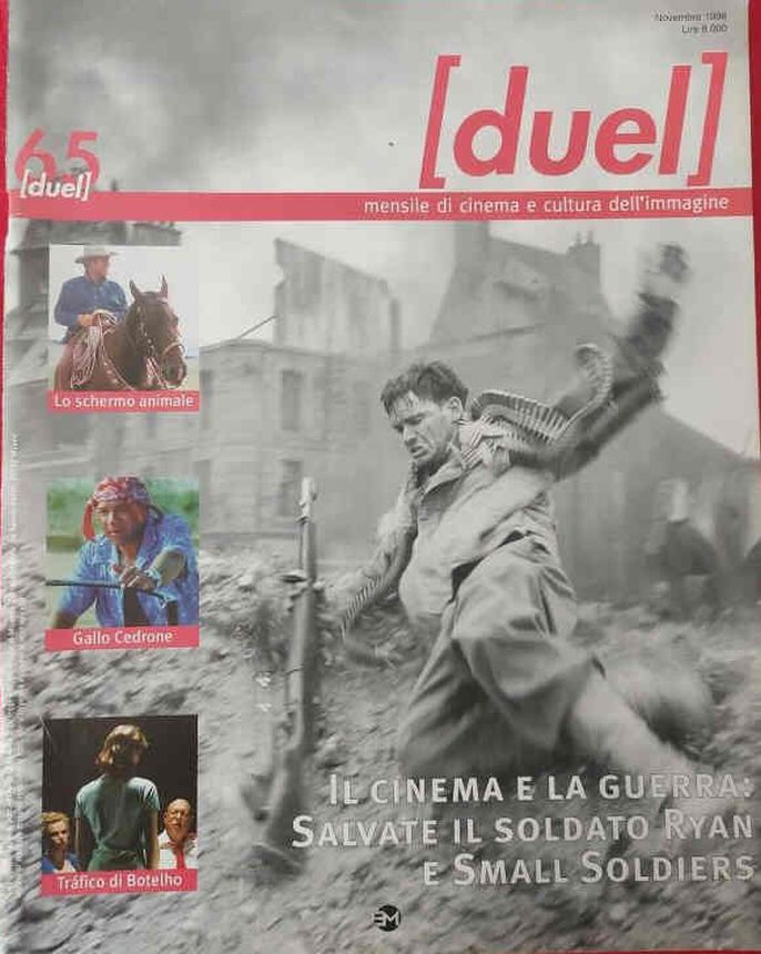 DUEL magazine side cover Issue 65 November 1998