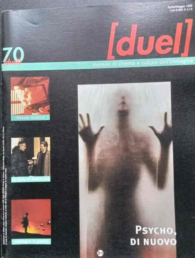 DUEL magazine side cover Issue 70 May 1999