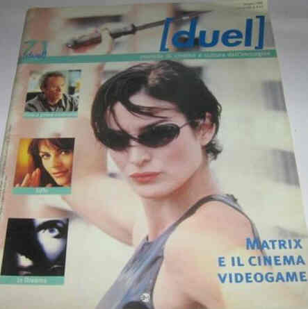 DUEL magazine side cover Issue 71 June 1999