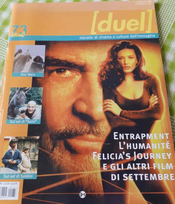 DUEL magazine side cover Issue 73 September 1999
