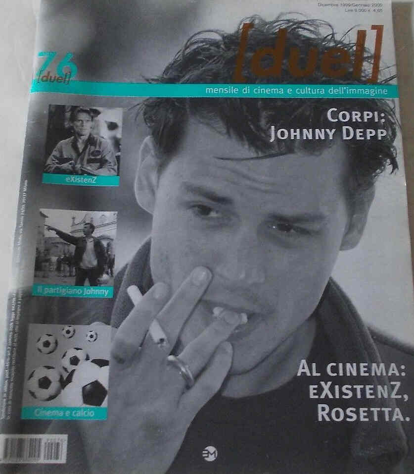 DUEL magazine side cover Issue 76 December 1999