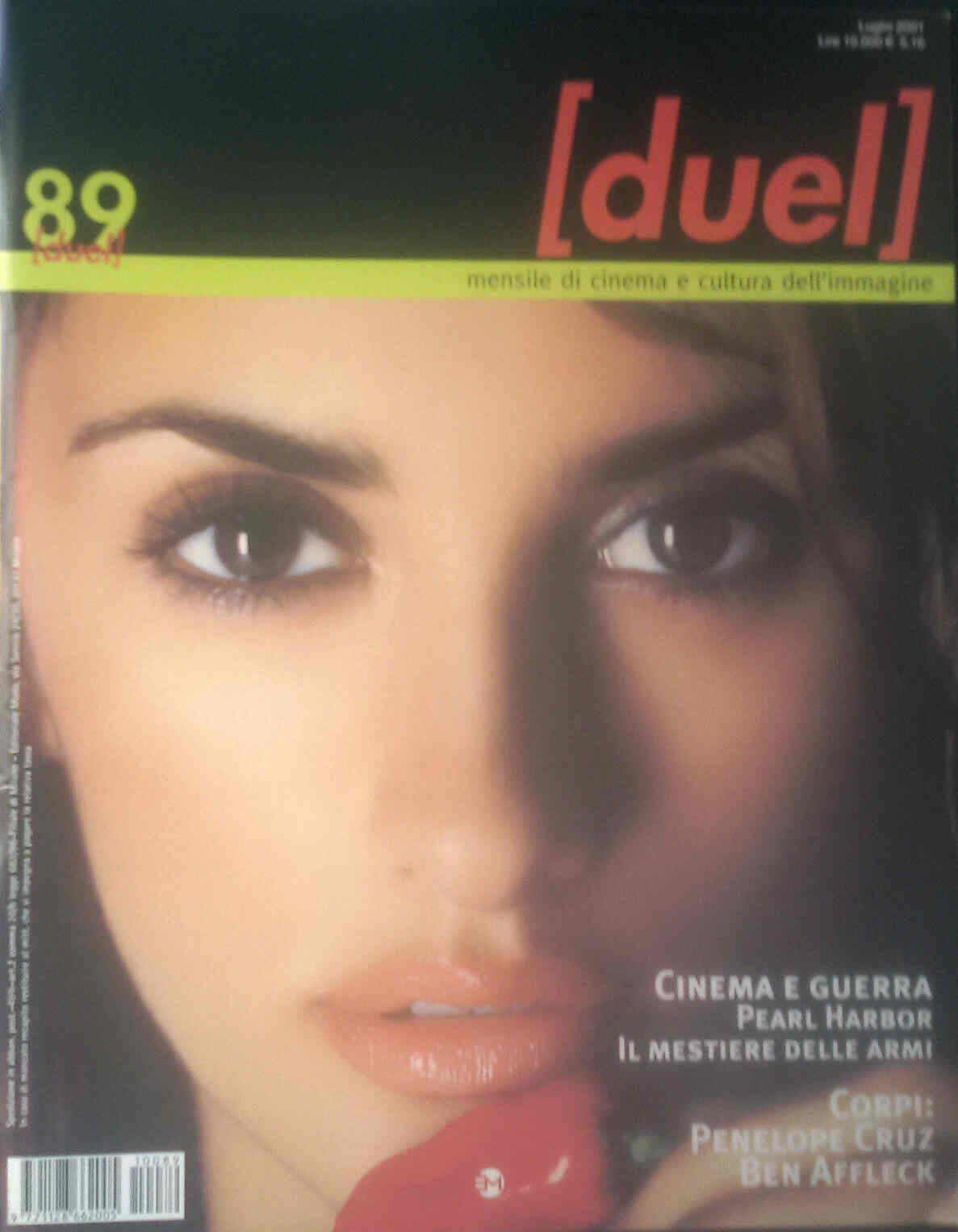 DUEL magazine side cover Issue 89 July 2001