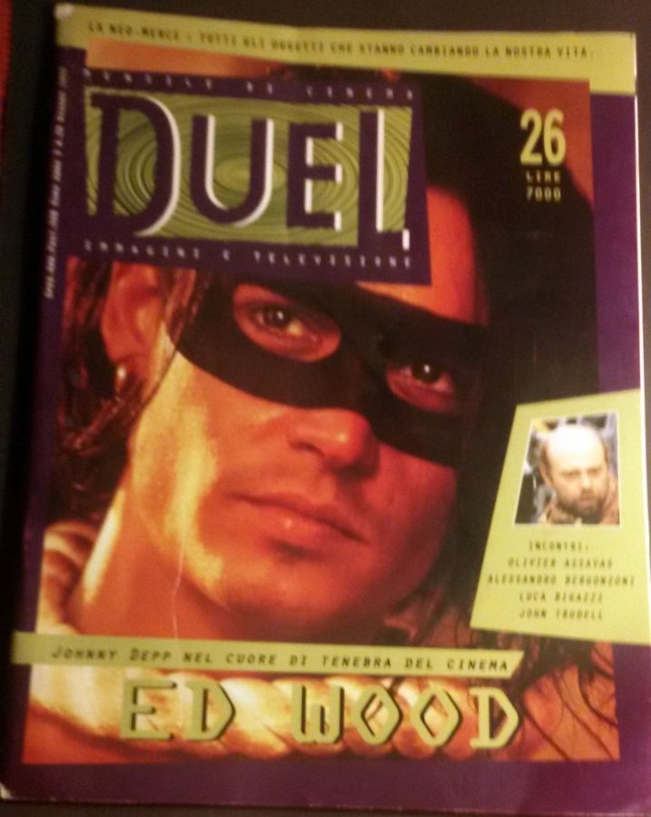 DUEL magazine side cover Issue 26 June 1995