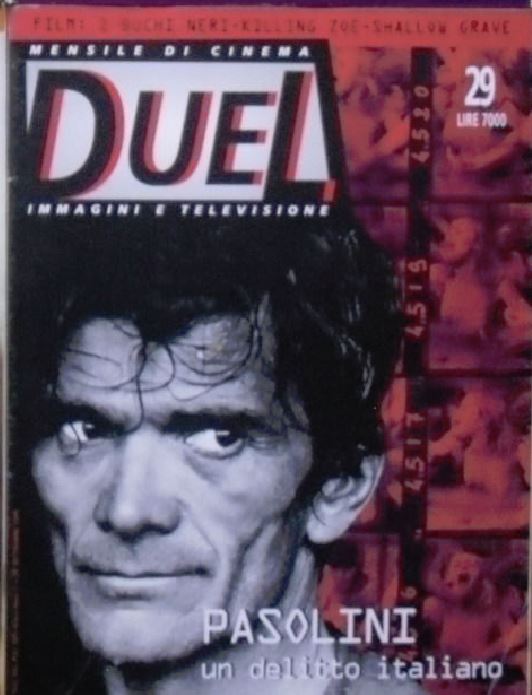 DUEL magazine side cover Issue 29 September 1995