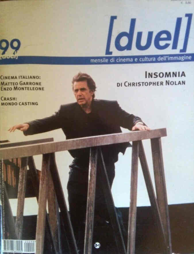 DUEL magazine side cover Issue 99  2002
